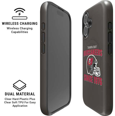 NFL Tampa Bay Buccaneers Helmet iPhone 16 Magsafe Impact Case